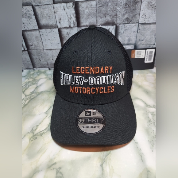 Harley - Davidson 39 Thirty New Era Hat Legendary Motorcycles Size Large . - Picture 1 of 10